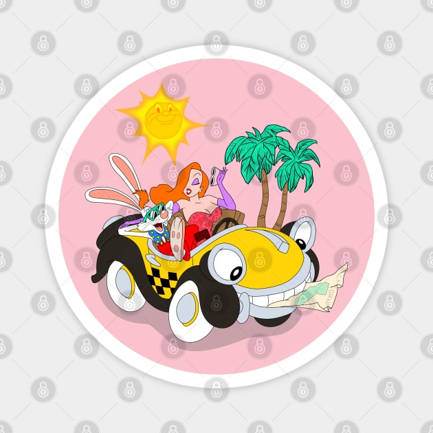 Cruisin' Down to Toontown Magnet by HenriDefense